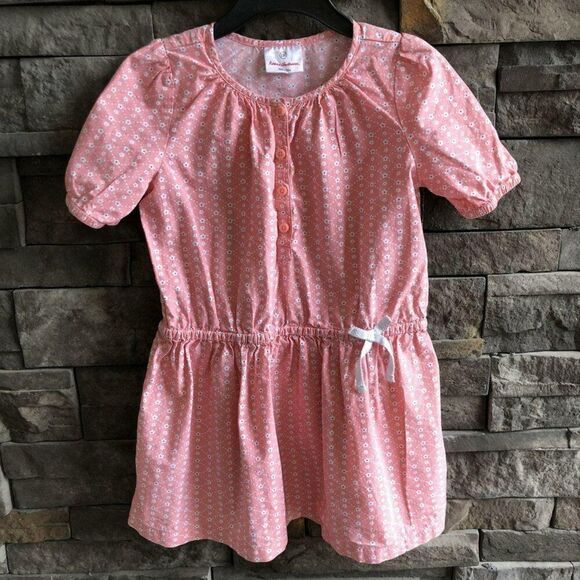 Hanna Andersson Other - Hanna Andersson Pink Floral Print Dress Cotton Spring Summer Size 5 (110 Cm)
